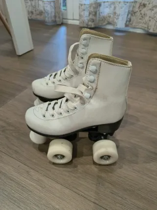 Roces RC1 Classic Pattini a Ruote Bianchi, taglia 30