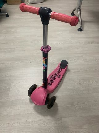 Patinete infantil 3 ruedas rosa