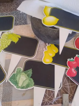 Carteles Decorativos Frutas y Verduras