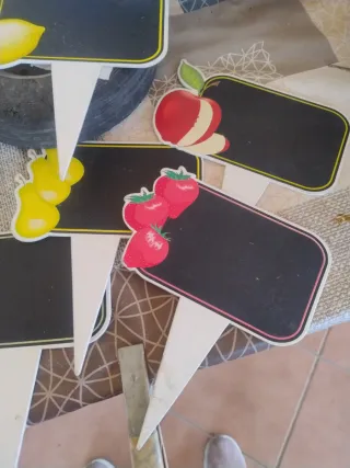 Carteles Decorativos Frutas y Verduras