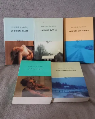 Lote libros Henning Mankell