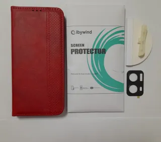 Motorola Moto G85 5 más Proctector+ Funda Piel