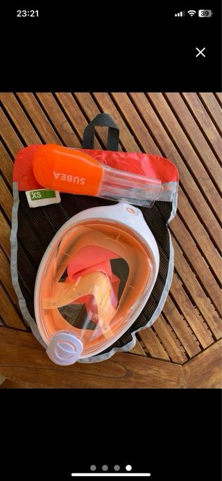 Máscara Snorkel Decathlon Talla XS