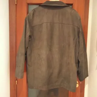 Cazadora Piel Vintage Taupe