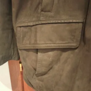 Cazadora Piel Vintage Taupe