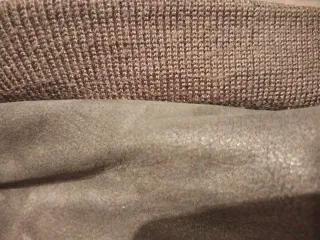 Cazadora Piel Vintage Taupe