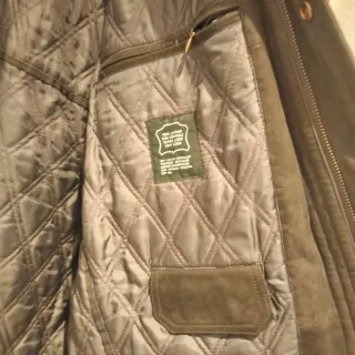 Cazadora Piel Vintage Taupe