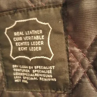 Cazadora Piel Vintage Taupe