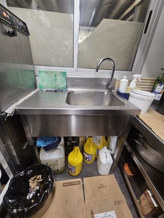 Fregadero de bar de acero inoxidable