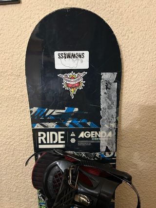 Snowboard RIDE Agenda 156 cm + FUNDA premium (como
