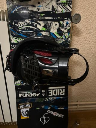 Snowboard RIDE Agenda 156 cm + FUNDA premium (como