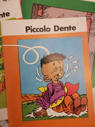 Lotto 7 quaderni scuola vintage PICCOLO DENTE