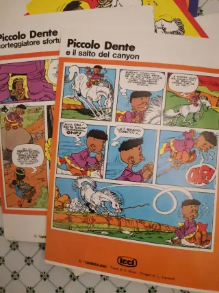 Lotto 7 quaderni scuola vintage PICCOLO DENTE