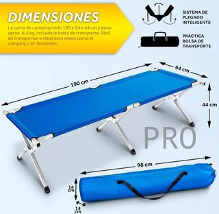 Cama Plegable de Camping - TRESKO