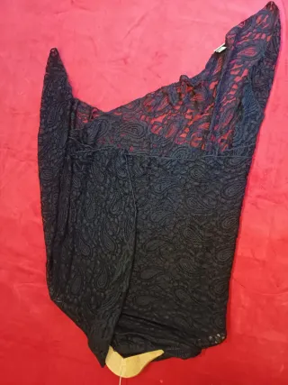 Stola in viscosa nera