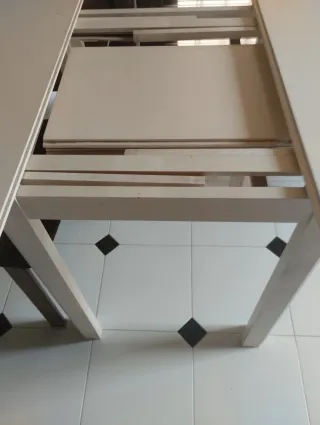 Mesa redonda 90cm extensible