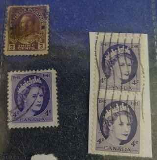 18 Francobolli Canada dal 1918 al 1967