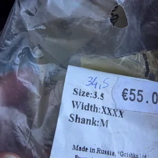 Scarpe da punta Grishko rosa Taglia 34.5  3.5 xxxx