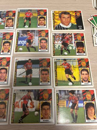 Lote 25 cromos Mallorca Liga 97/98
