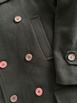 Cappottino uomo nero