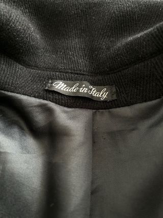 Cappottino uomo nero