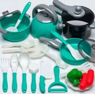 Juego Cocina Infantil 28 Piezas