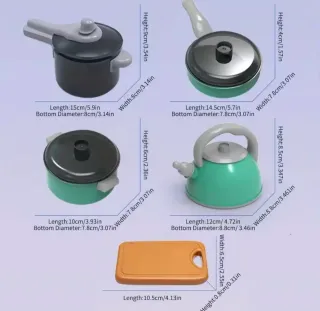 Juego Cocina Infantil 28 Piezas