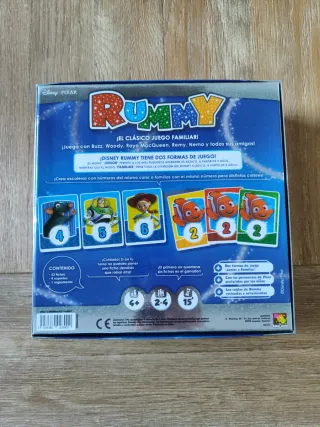 Juego Rummy Disney Pixar