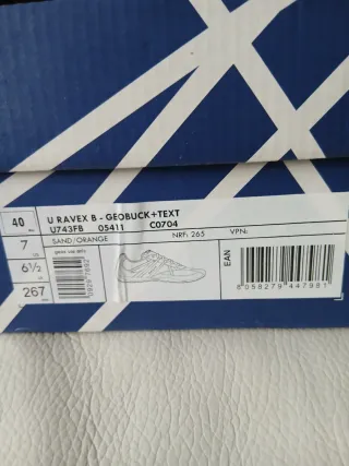 Scarpe Geox Uomo Tg. 40 Marrone/Arancio