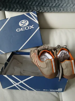 Scarpe Geox Uomo Tg. 40 Marrone/Arancio