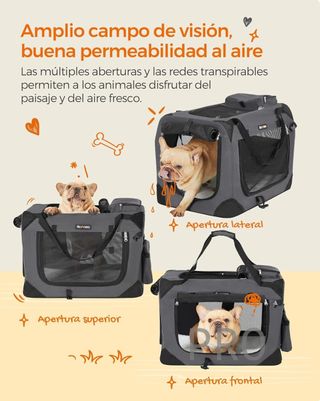 Transportín para gatos y perros - Feandrea