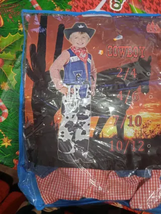 Disfraz Cowboy Niño Talla 7-8 Años