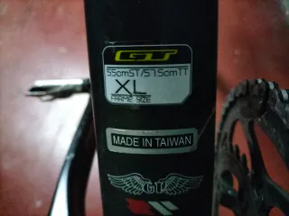 Bicicleta de carretera XL aluminio GT