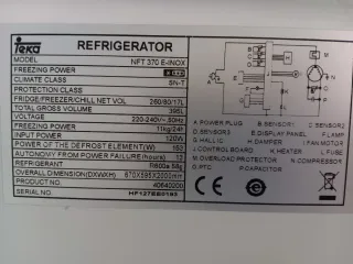 Nevera Teka 2 metros
