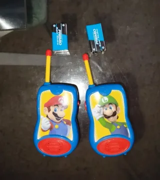 Walkie Talkies Mario y Luigi