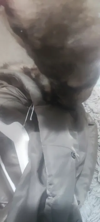 Plumífero Uterqüe Marrón Chocolate Talla L