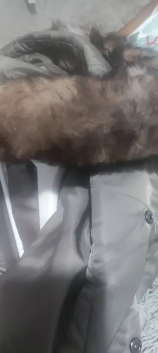 Plumífero Uterqüe Marrón Chocolate Talla L