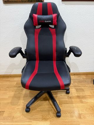 Silla Gamer Mars Gaming Negra/Roja