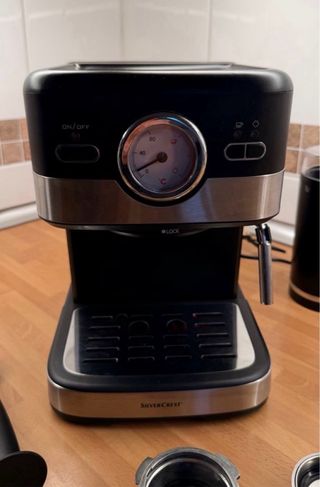 Cafetera Expreso Silvercrest + Molinillo