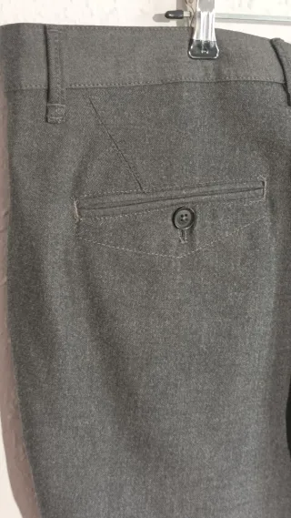 Pantalón de vestir Zara gris