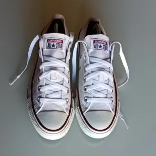 Converse All Star Bianche Tg 39 Unisex