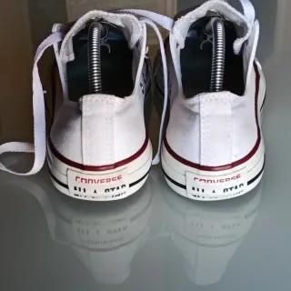 Converse All Star Bianche Tg 39 Unisex