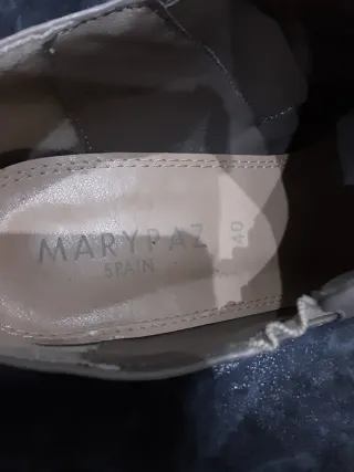 Botín tacón Marypaz camel símil piel 40 muy nuevos