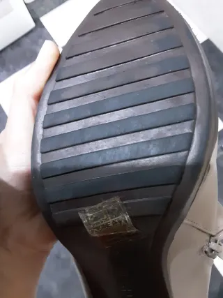 Botín tacón Marypaz camel símil piel 40 muy nuevos