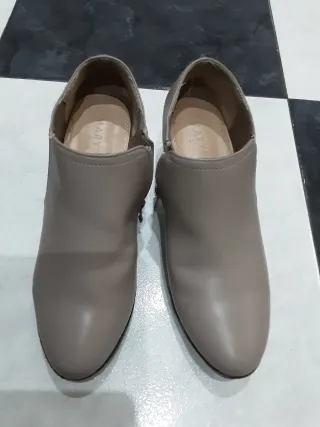 Botín tacón Marypaz camel símil piel 40 muy nuevos