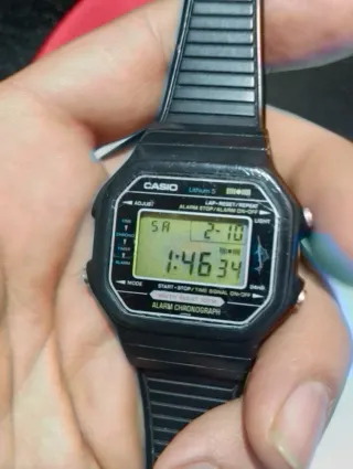 Reloj Casio Lithium 5 Negro