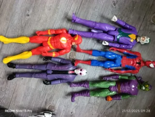 Colección Figuras Superhéroes y Tortugas Ninja