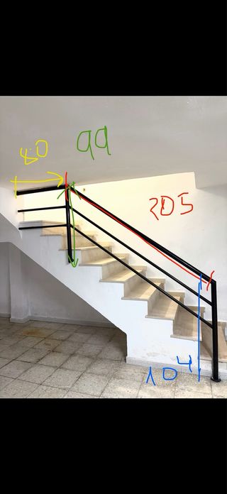 Barandilla Escalera Negra