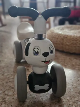 Bici equilibrio triciclo sin pedales perro 1-3 añ