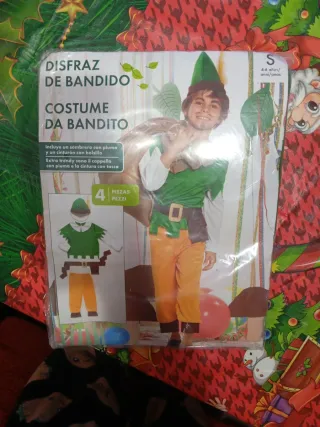 Disfraz Bandido Niño Talla S (4-6 años)